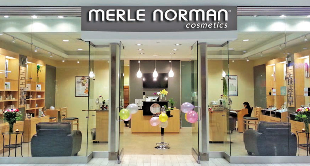 Merle Norman cosmetics Interior / increased online sales